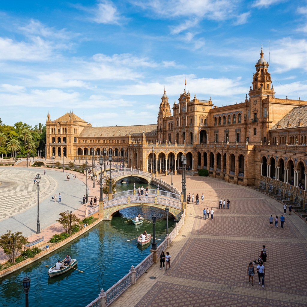 Panorámica de Sevilla — IPTV 4K