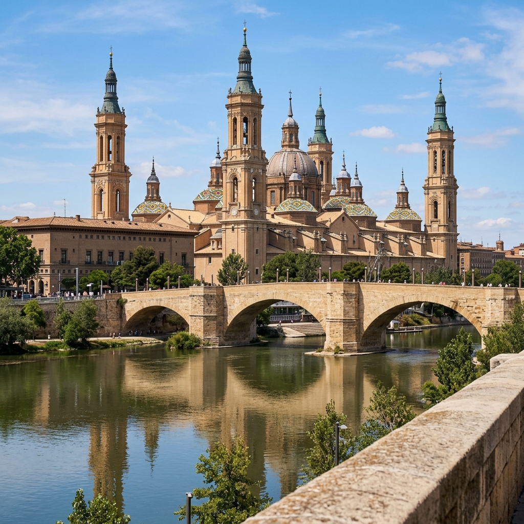 Panorámica de Zaragoza — IPTV 4K
